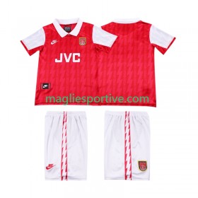 Completo Calcio Arsenal Retro Bambino Divisa Prima 1994 1996